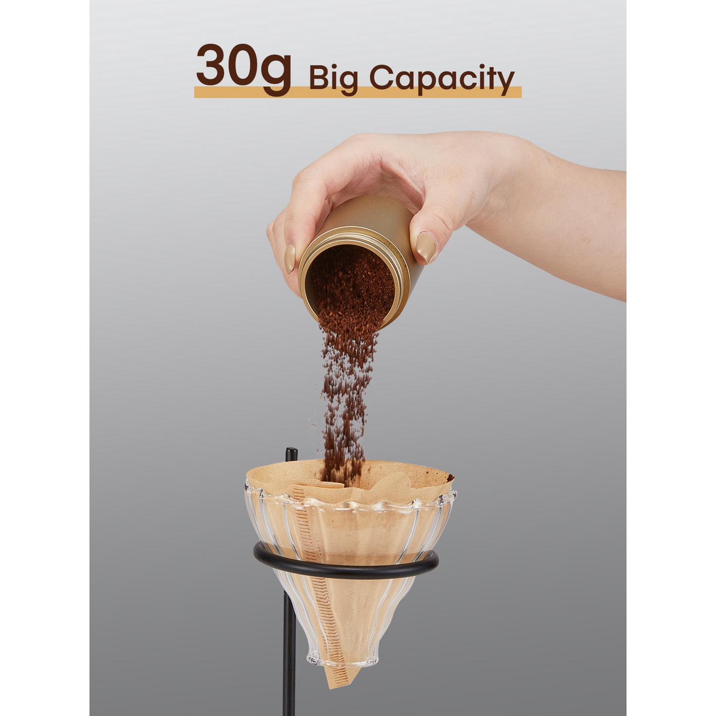 Manual Coffee Grinder, Professional coffee grinding, Suitable for All Coffees, Suitable for Home, Office, Travel and Camping