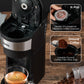 FOHERE Coffee Maker, Single Serve Iced and Hot Coffee Brewer for K Pod & Ground Coffee