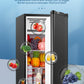 Mini Fridge with Freezer for Bedroom, 3.2 Cu. Ft Refrigerator for Home, 31"D x 18"W x 19"H, Black