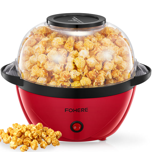 Popcorn Popper, 3.5 Quart Popcorn Machine, 450W Home Hot Oil Popcorn Maker Machine with Stirring Rod