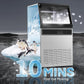 Commercial Ice Maker 100lbs, 10Min Output, Auto-Clean, Fingerprint-Free All Stainless Steel